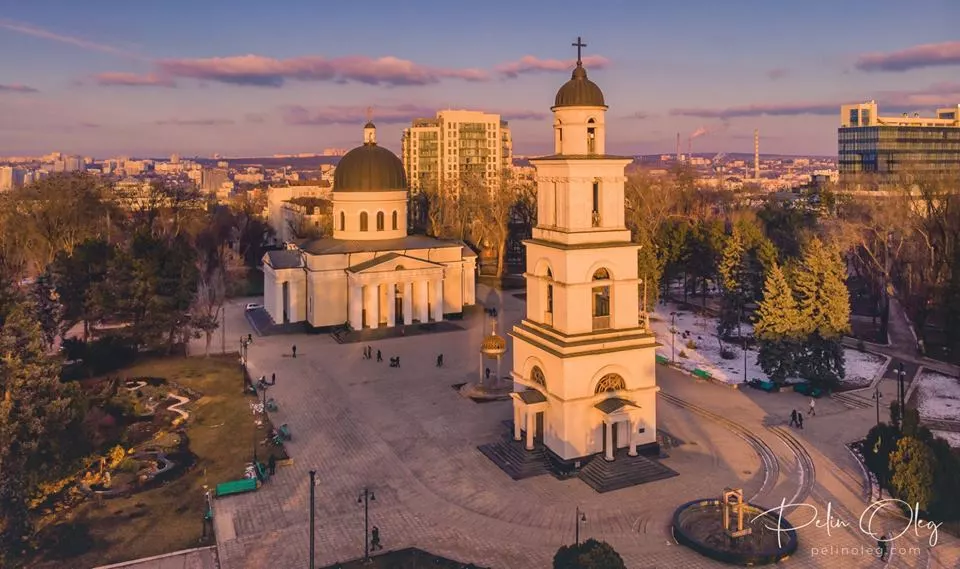 Chisinau dans une série de photos prises avec le drone