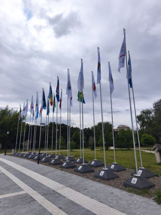 Centro di Ungheni Moldova, parco di tutti i paesi Moldova.