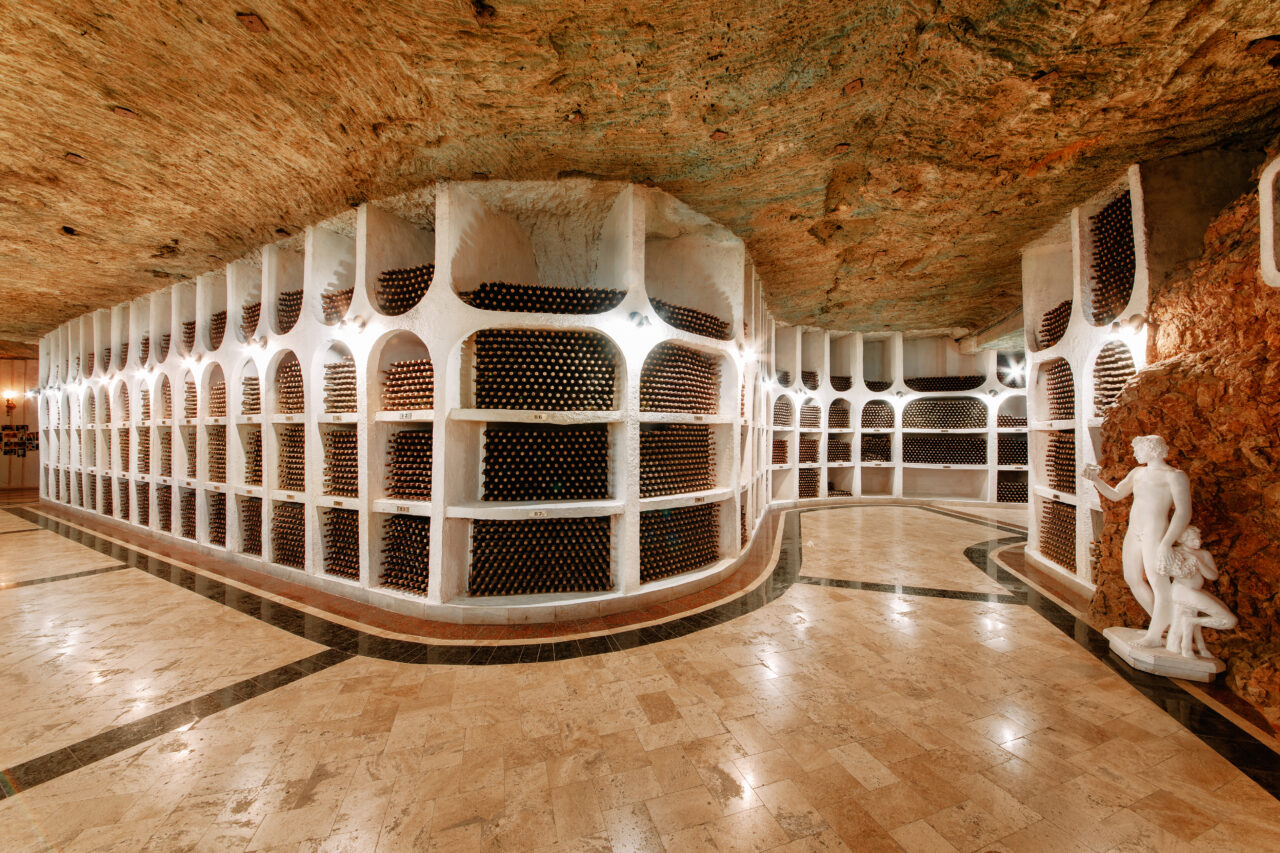 The underground wine streets of Cricova